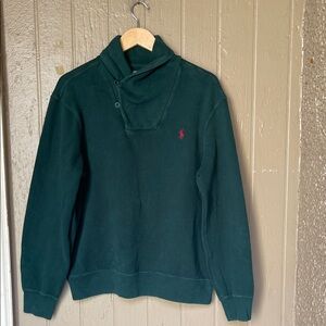 Vintage Ralph Lauren Polo Green Cotton Sweater